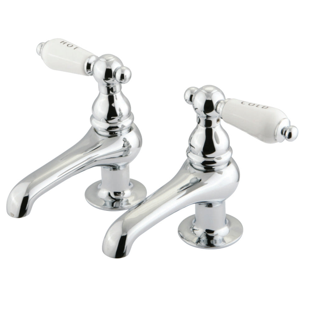 Kingston Brass KS3201PL Restoration Basin Tap Faucet, Polished Chrome - BNGBath