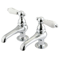 Thumbnail for Kingston Brass KS3201PL Restoration Basin Tap Faucet, Polished Chrome - BNGBath