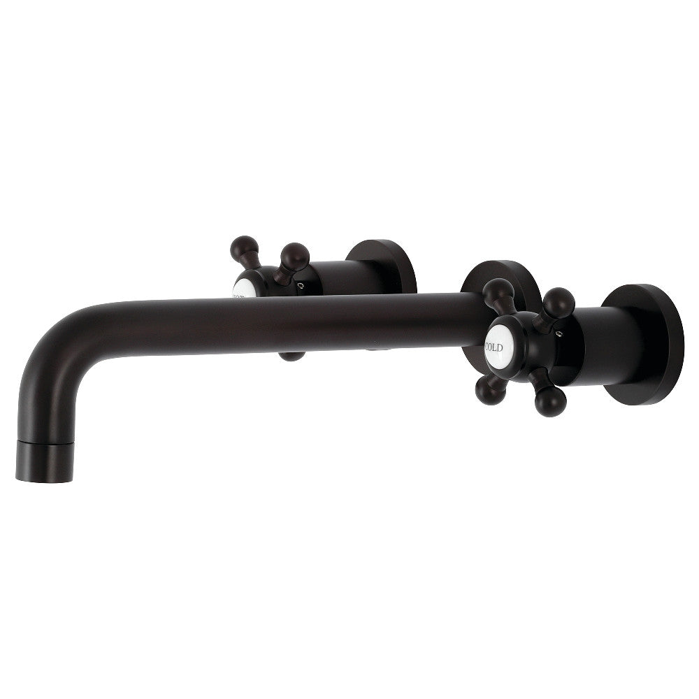 Kingston Brass KS8025BX Metropolitan Two-Handle Wall Mount Tub Faucet, Oil Rubbed Bronze - BNGBath