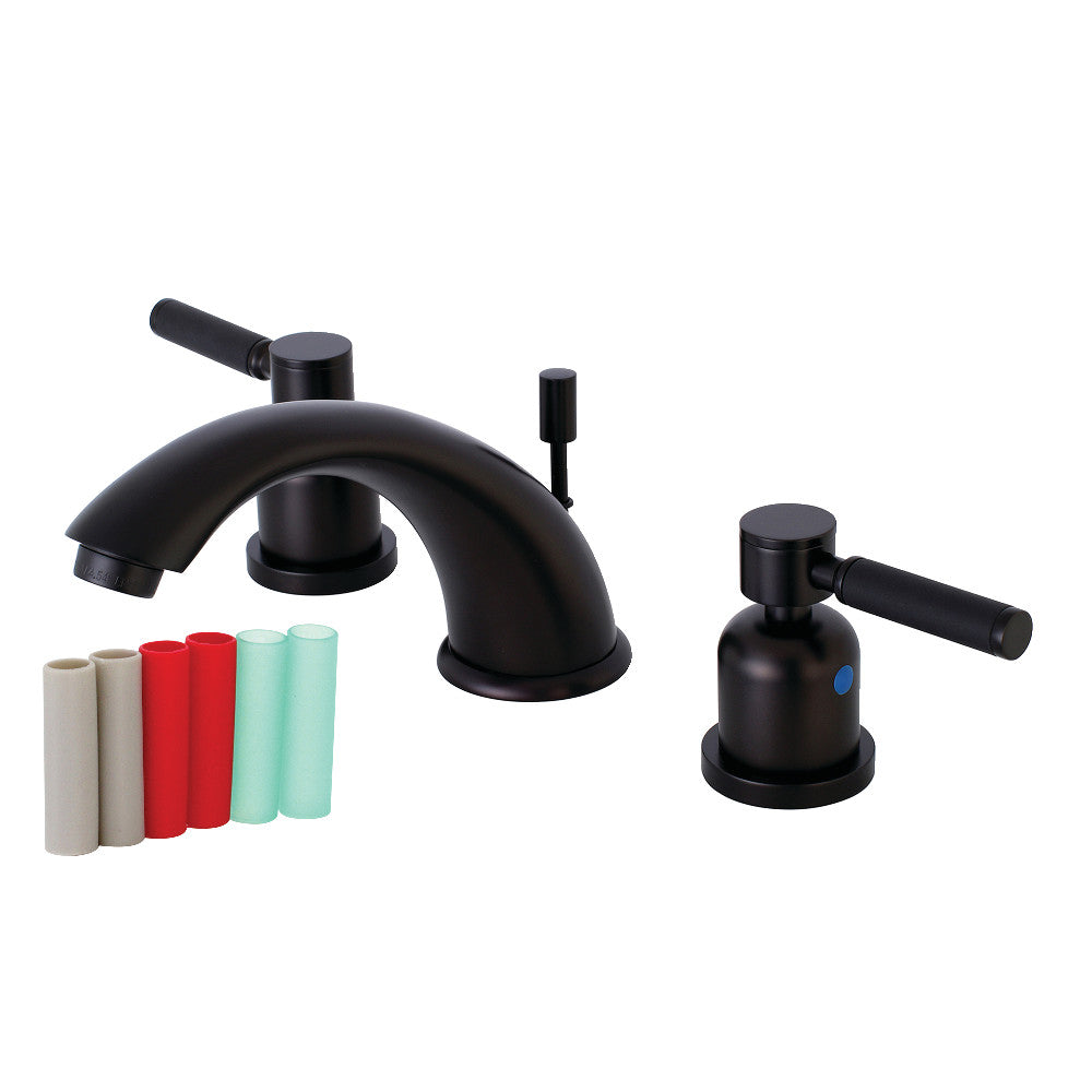 Kingston Brass KB8965DKL 8 in. Widespread Bathroom Faucet, Oil Rubbed Bronze - BNGBath