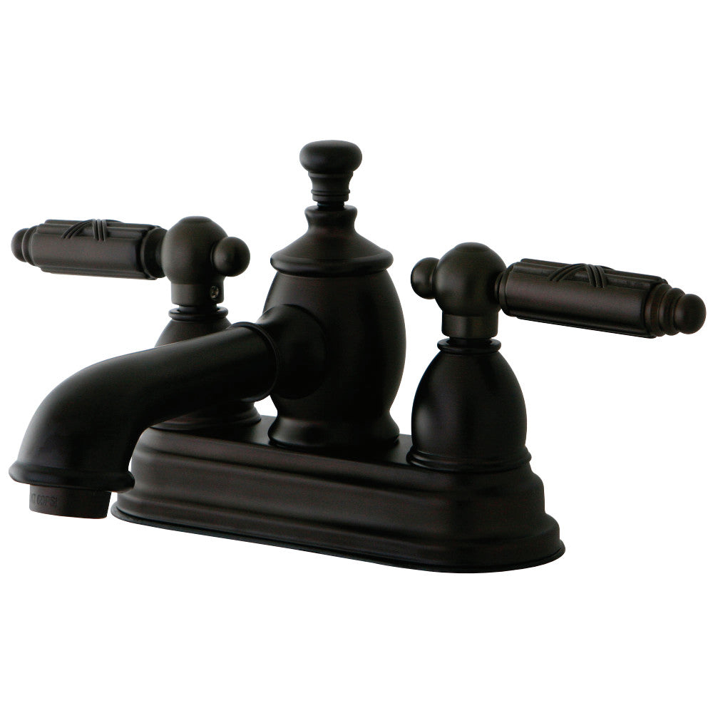 Kingston Brass KS7005GL 4 in. Centerset Bathroom Faucet, Oil Rubbed Bronze - BNGBath