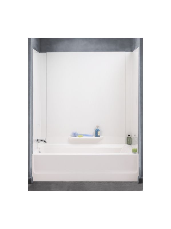 60-In D X 30-In W X 58-In H Veritek Bathtub Wall KitBy Swan - BNGBath