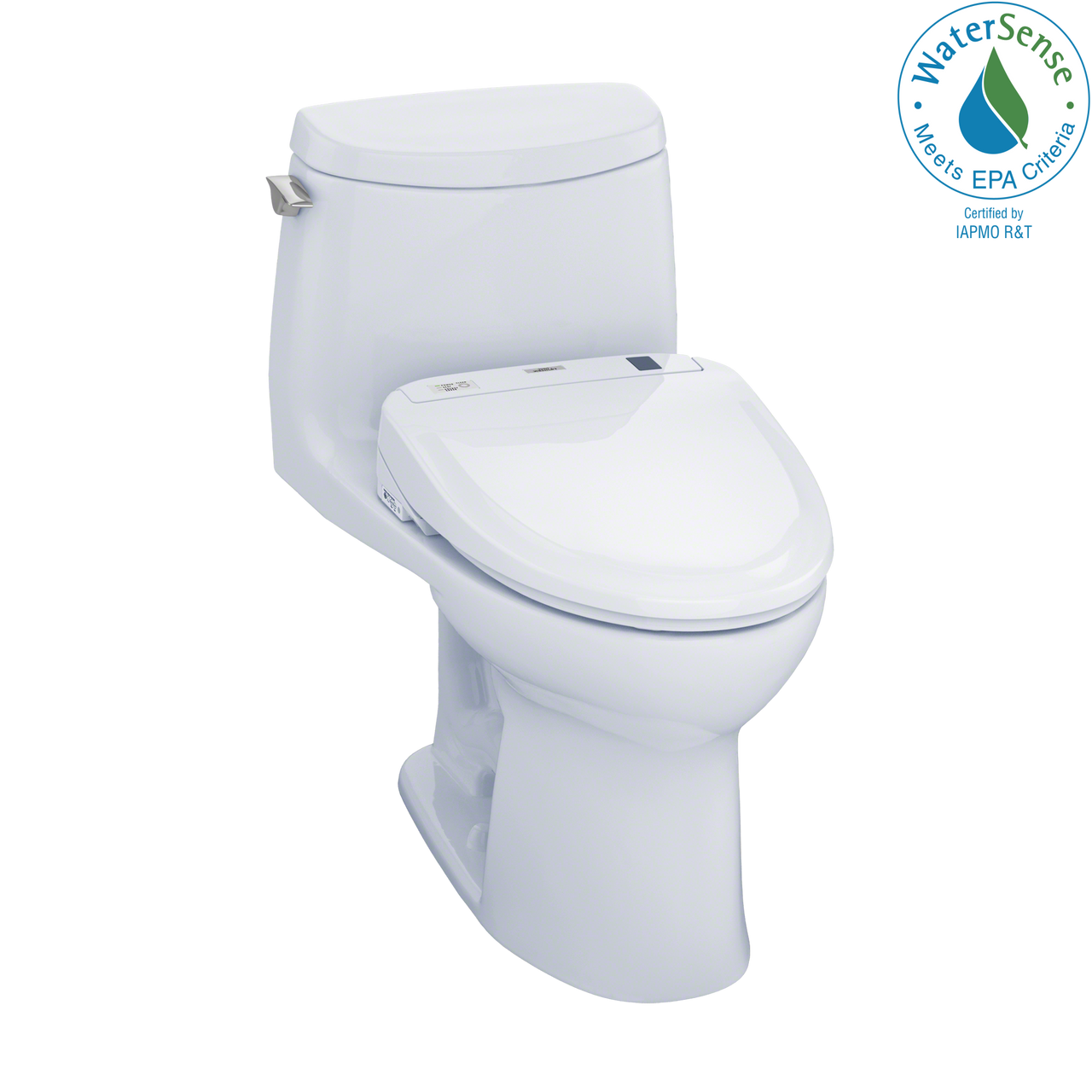 TOTO WASHLET+  UltraMax II 1G One-Piece Elongated 1.0 GPF Toilet and WASHLET S350e Bidet Seat,  - MW604584CUFG#01 - BNGBath