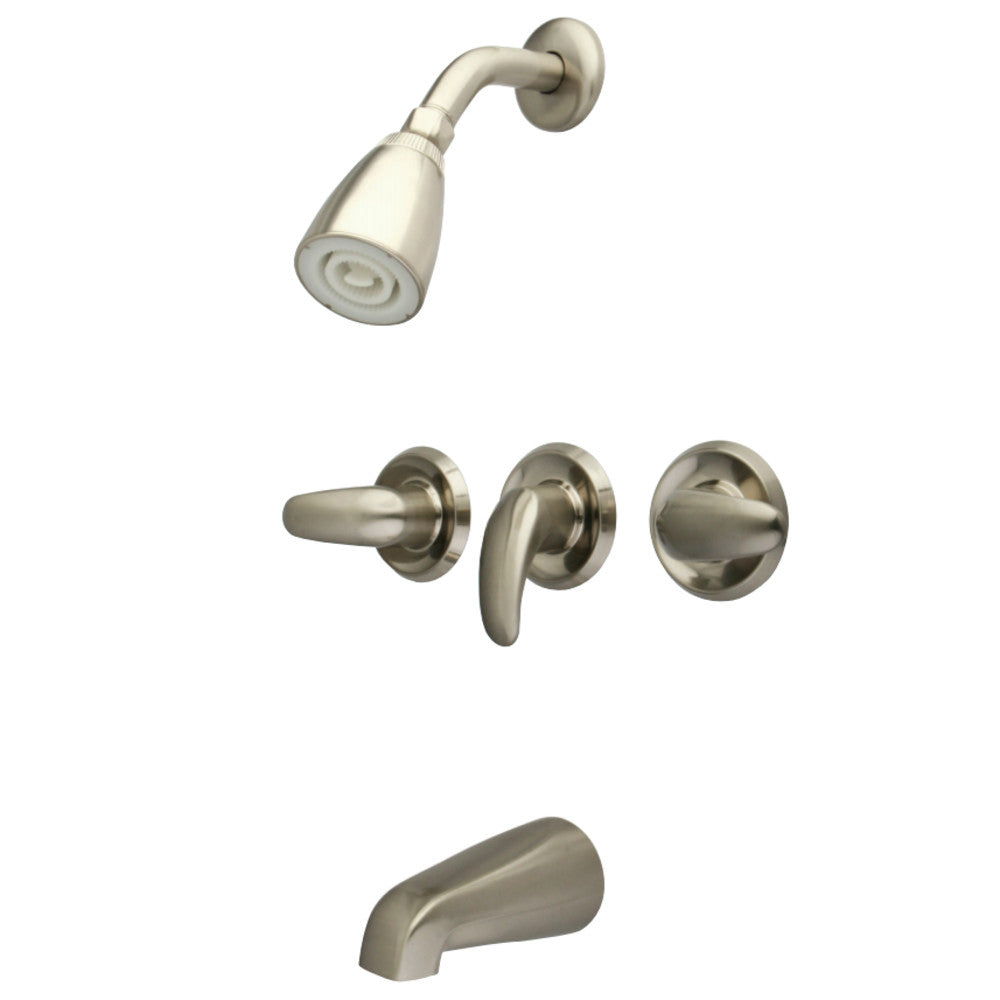 Kingston Brass KB6238LL Legacy Tub & Shower Faucet, Brushed Nickel - BNGBath