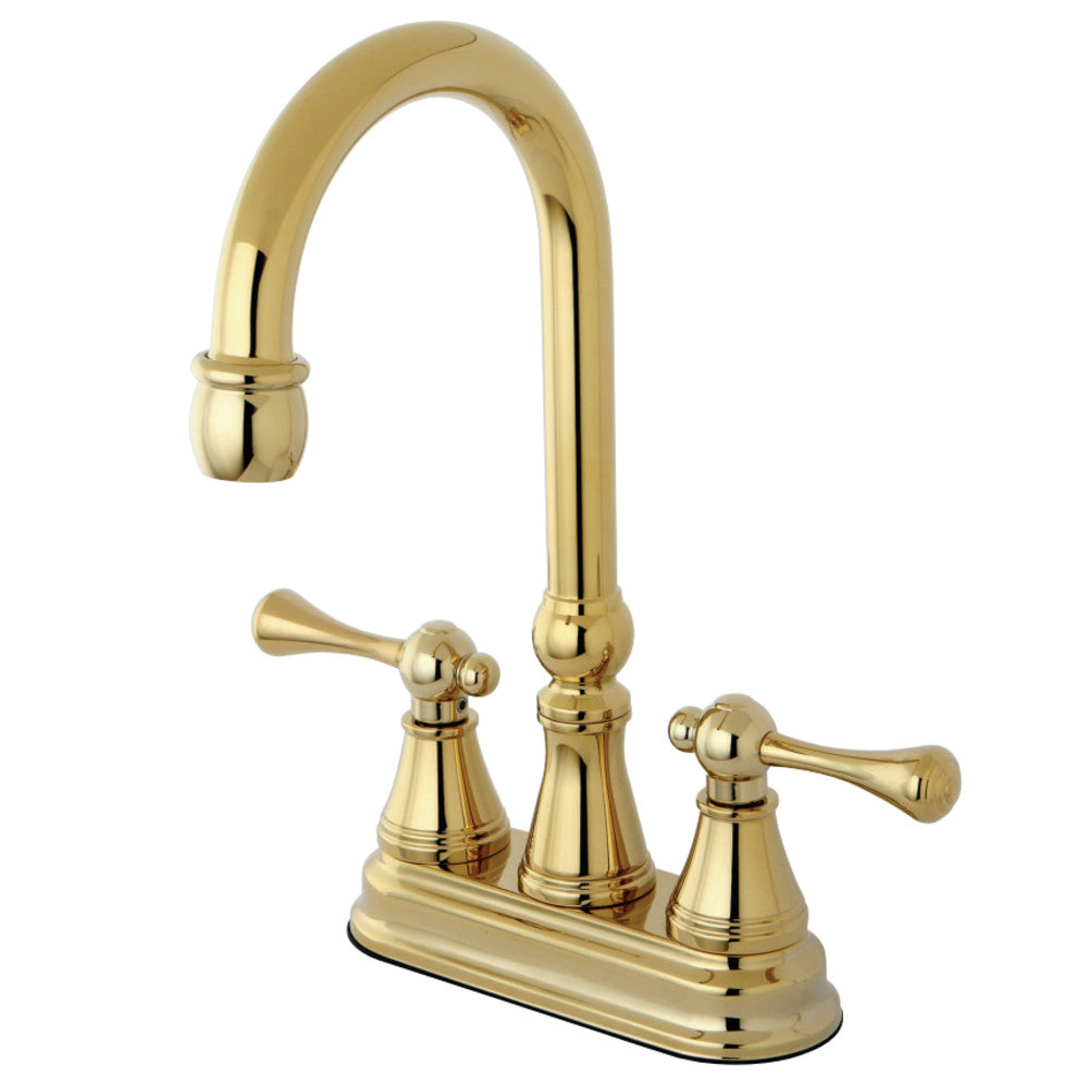 Kingston Brass KS2492BL Bar Faucet, Polished Brass - BNGBath