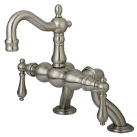 Thumbnail for Kingston Brass CC2001T8 Vintage Clawfoot Tub Faucet, Brushed Nickel - BNGBath