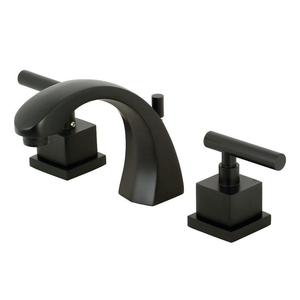 Kingston Brass KS4980CQL Claremont 8" Widespread Bathroom Faucet, Matte Black - BNGBath