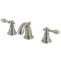 Thumbnail for Kingston Brass KB918ACL American Classic Widespread Bathroom Faucet with Retail Pop-Up, Brushed Nickel - BNGBath