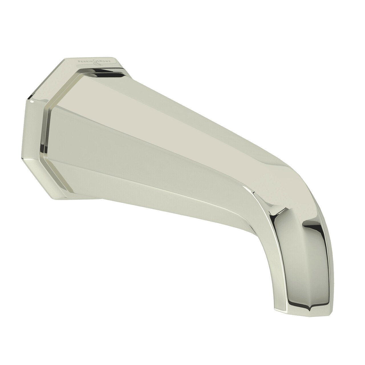 Perrin & Rowe Deco 7 Inch Wall Mount Bathtub Spout - BNGBath