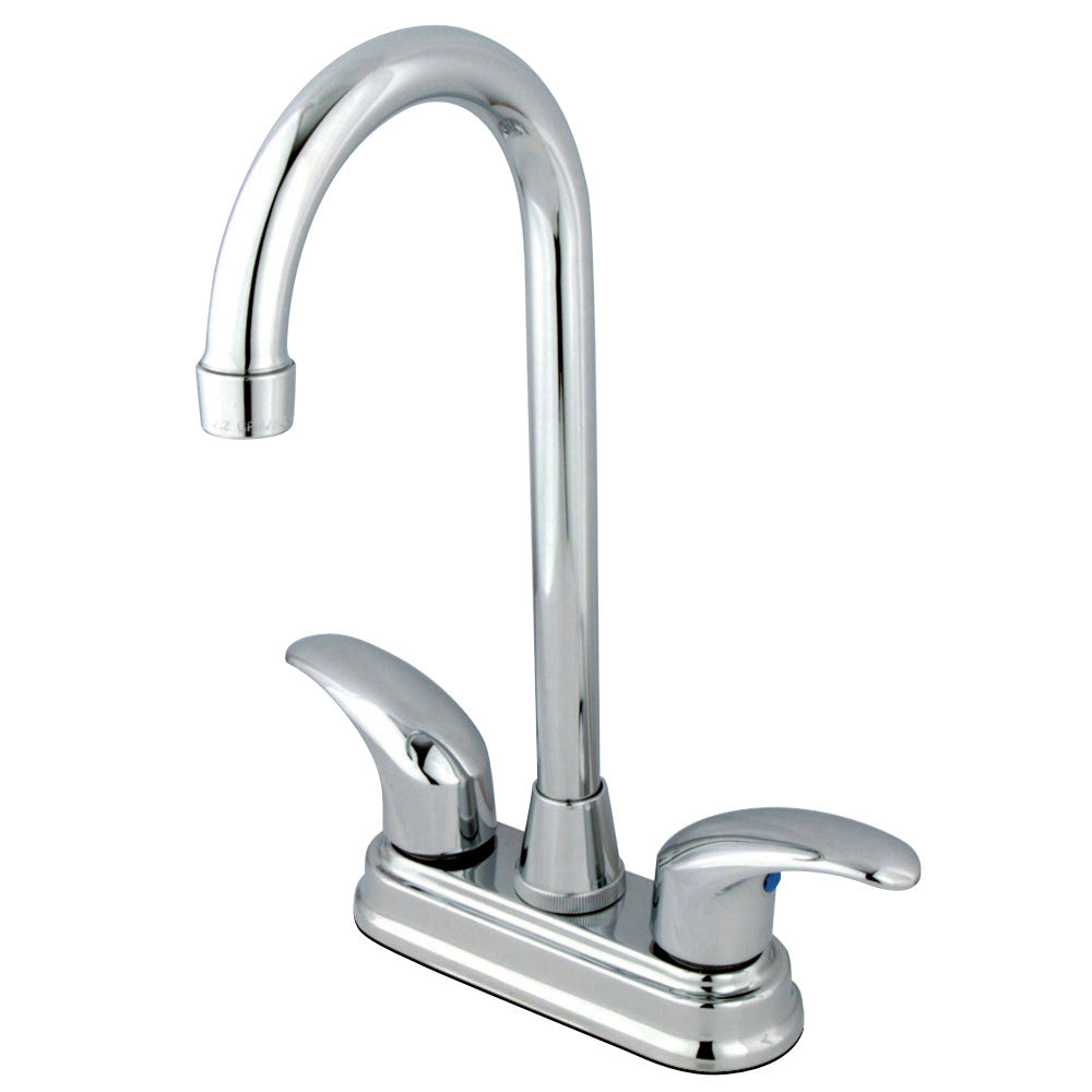 Kingston Brass KB6491LL Legacy 4" Centerset Bar Faucet, Polished Chrome - BNGBath