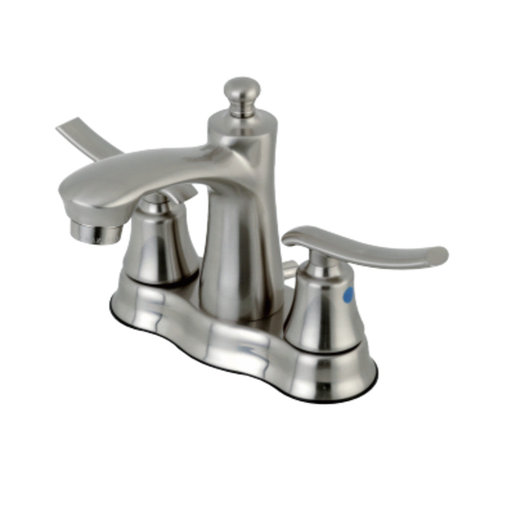 Kingston Brass FB7618JL 4 in. Centerset Bathroom Faucet, Brushed Nickel - BNGBath