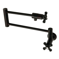 Thumbnail for Kingston Brass KS4105PKX Duchess Wall Mount Pot Filler, Oil Rubbed Bronze - BNGBath