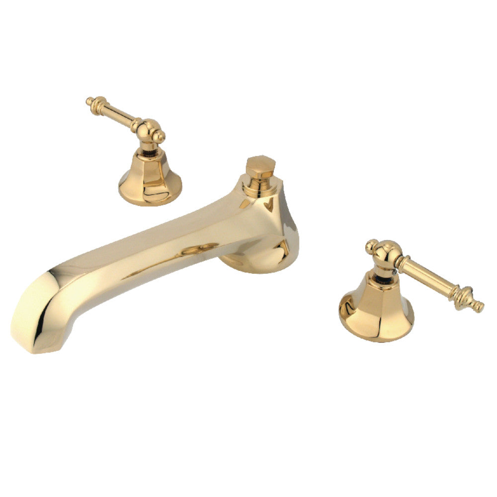 Kingston Brass KS4302TL Metropolitan Roman Tub Faucet, Polished Brass - BNGBath