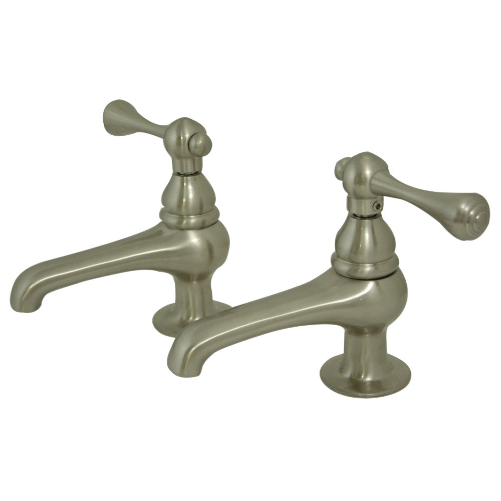 Kingston Brass KS3208BL Restoration Basin Tap Faucet, Brushed Nickel - BNGBath