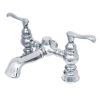 Thumbnail for Kingston Brass CC1138T1 Vintage 7-Inch Deck Mount Tub Faucet, Polished Chrome - BNGBath