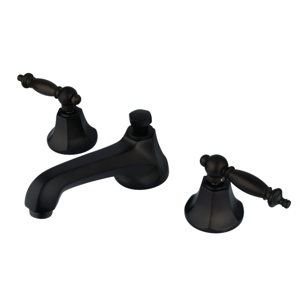 Kingston Brass KS4465TL 8 in. Widespread Bathroom Faucet, Oil Rubbed Bronze - BNGBath