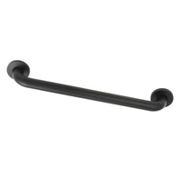 Thumbnail for Kingston Brass DR514180 Meridian 18-Inch Decorative ADA Grab Bar, Matte Black - BNGBath