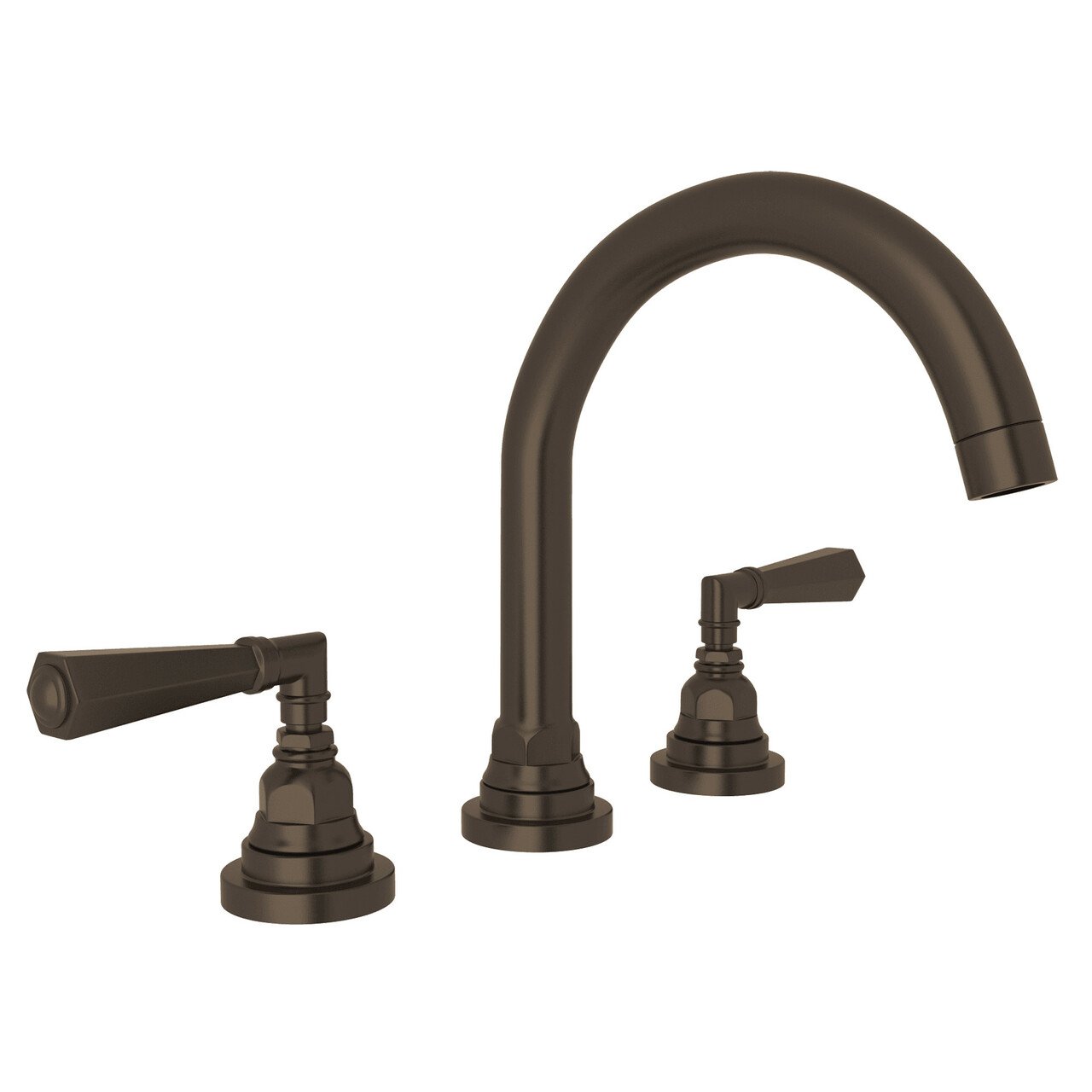 ROHL San Giovanni C-Spout Widespread Bathroom Faucet - BNGBath