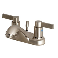 Thumbnail for Kingston Brass FB5628NDL 4 in. Centerset Bathroom Faucet, Brushed Nickel - BNGBath