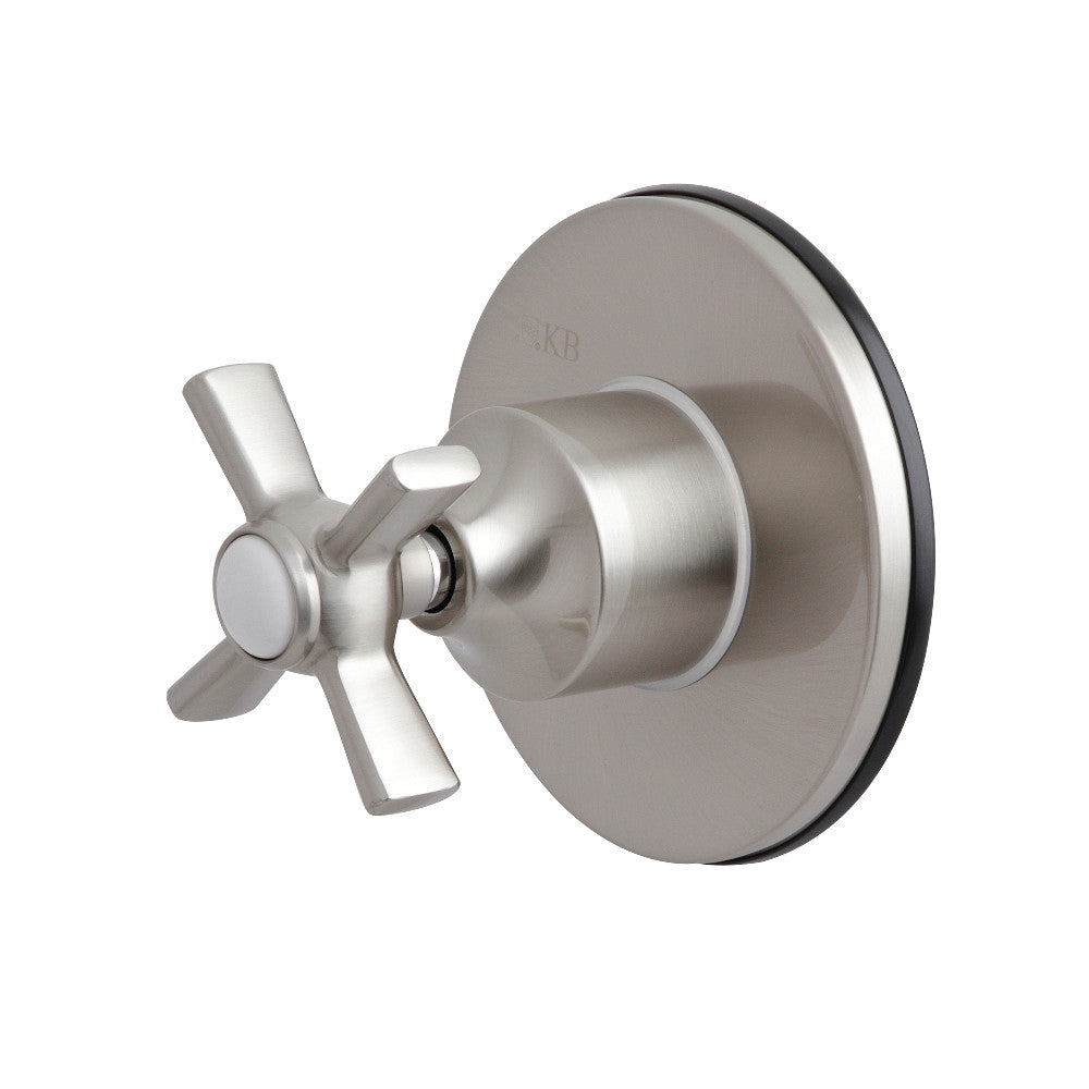 Kingston Brass KS3038ZX 3-Way Diverter Valve with Trim Kit, Brushed Nickel - BNGBath