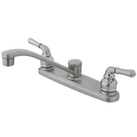 Thumbnail for Kingston Brass GKB271SN Magellan Centerset Kitchen Faucet, Brushed Nickel - BNGBath