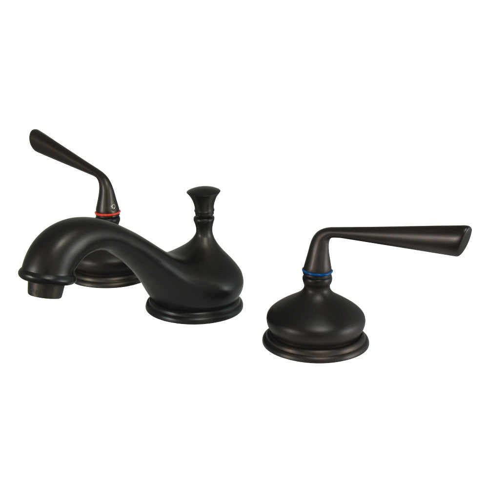 Kingston Brass KS1165ZL 8 in. Widespread Bathroom Faucet, Oil Rubbed Bronze - BNGBath