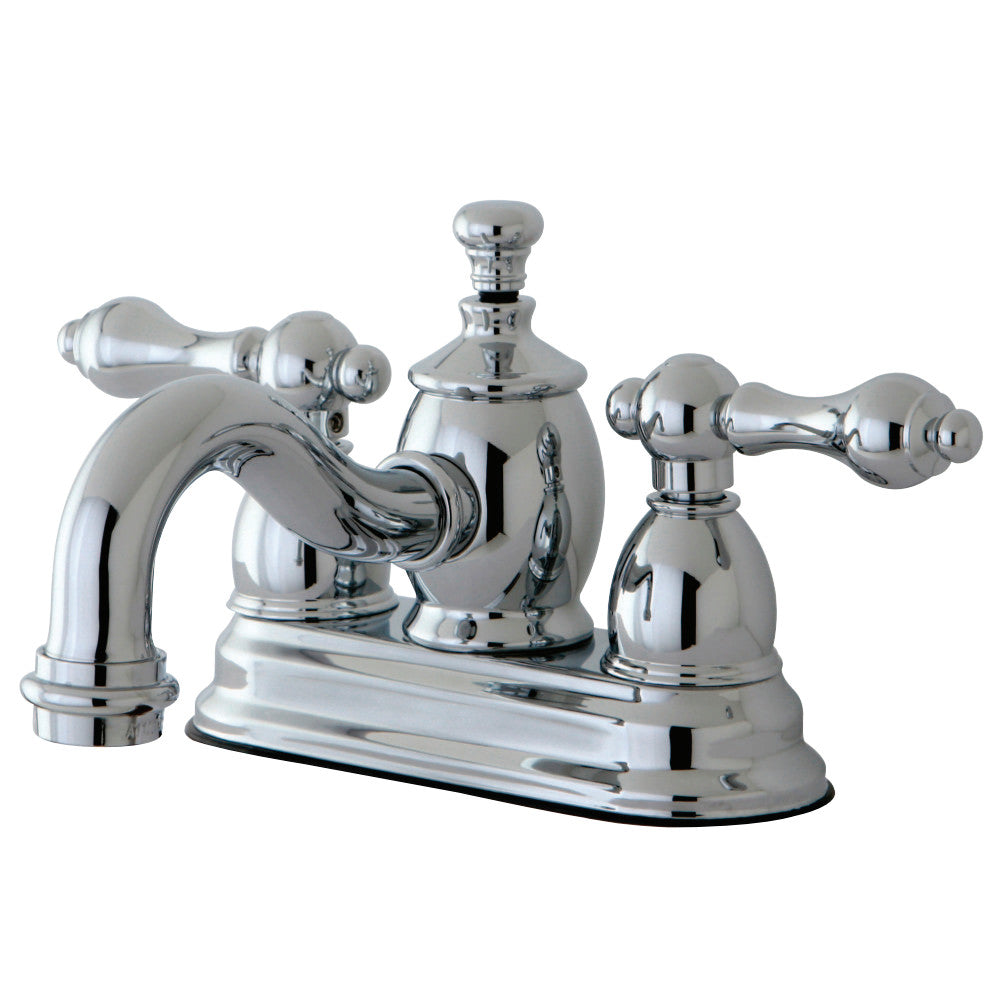 Kingston Brass KS7101AL 4 in. Centerset Bathroom Faucet, Polished Chrome - BNGBath