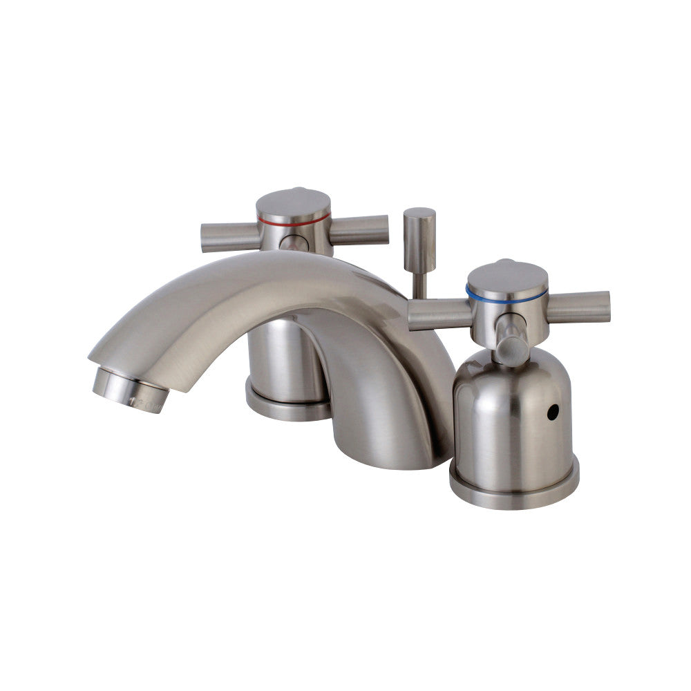 Kingston Brass KB8958DX Mini-Widespread Bathroom Faucet, Brushed Nickel - BNGBath