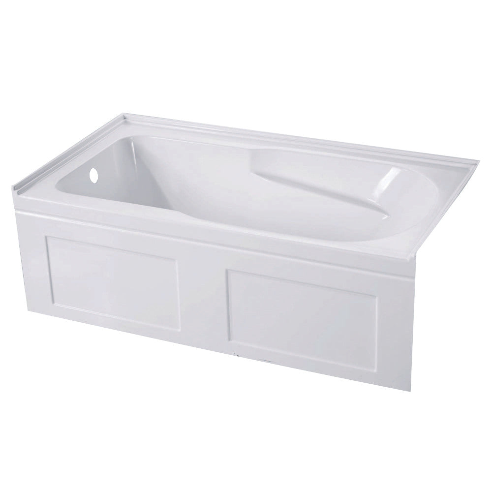 Aqua Eden VTAP603220CL Alcove Bathtub 60 in. L x 32 in. W x 20-1/2 in. H - BNGBath