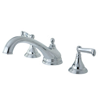 Thumbnail for Kingston Brass KS5531FL Royale Roman Tub Faucet, Polished Chrome - BNGBath