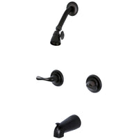 Thumbnail for Kingston Brass KB2245YL Two Handle Tub Shower Fauce, Oil Rubbed Bronze - BNGBath