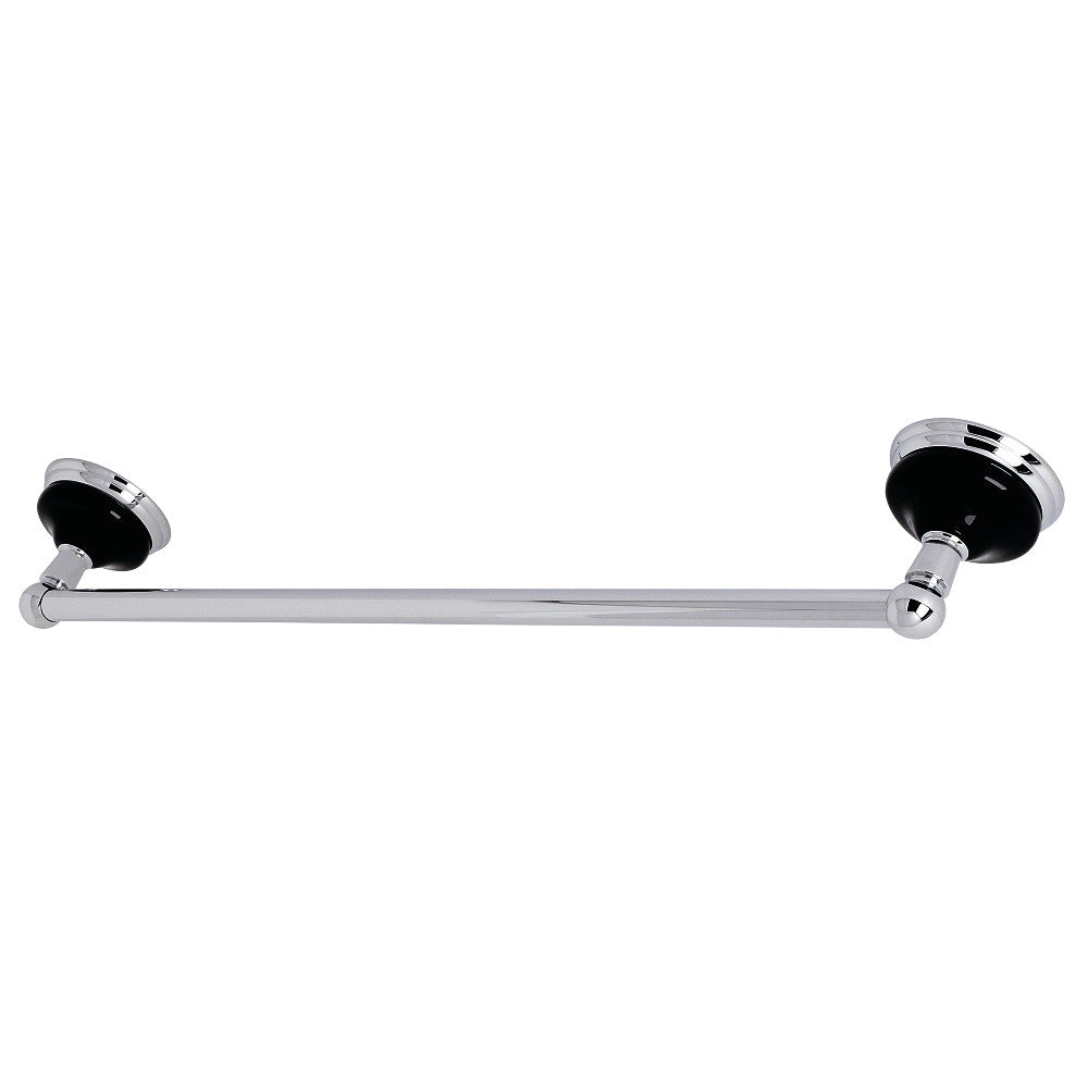 Kingston Brass BA9112C Water Onyx 18 in. Towel Bar, Polished Chrome - BNGBath