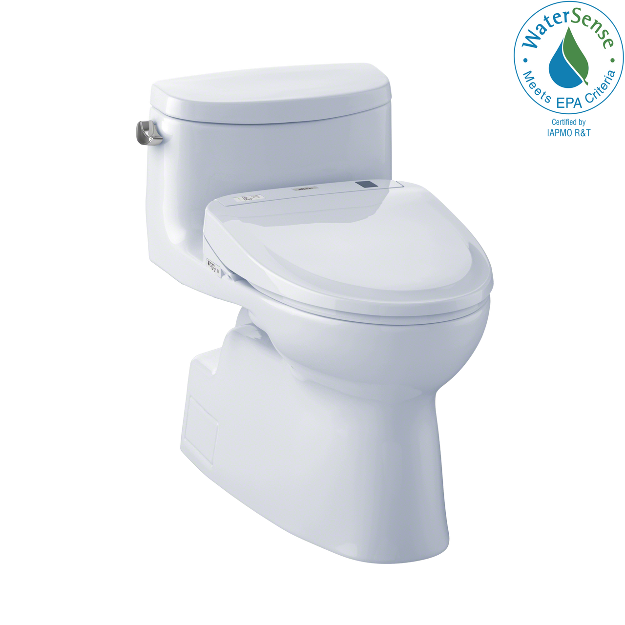 TOTO WASHLET+  Carolina II One-Piece Elongated 1.28 GPF Toilet and WASHLET S300e Bidet Seat,  - MW644574CEFG#01 - BNGBath