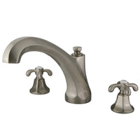 Thumbnail for Kingston Brass KS4328TX Vintage Roman Tub Faucet, Brushed Nickel - BNGBath