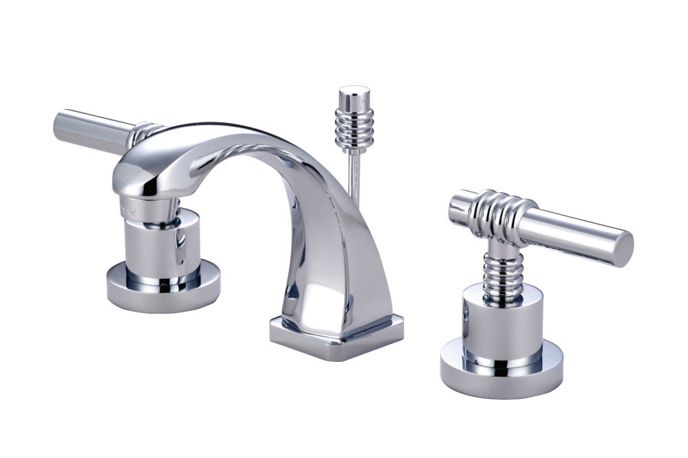 Kingston Brass KS4941ML Claremont Widespread Bathroom Faucet, Polished Chrome - BNGBath