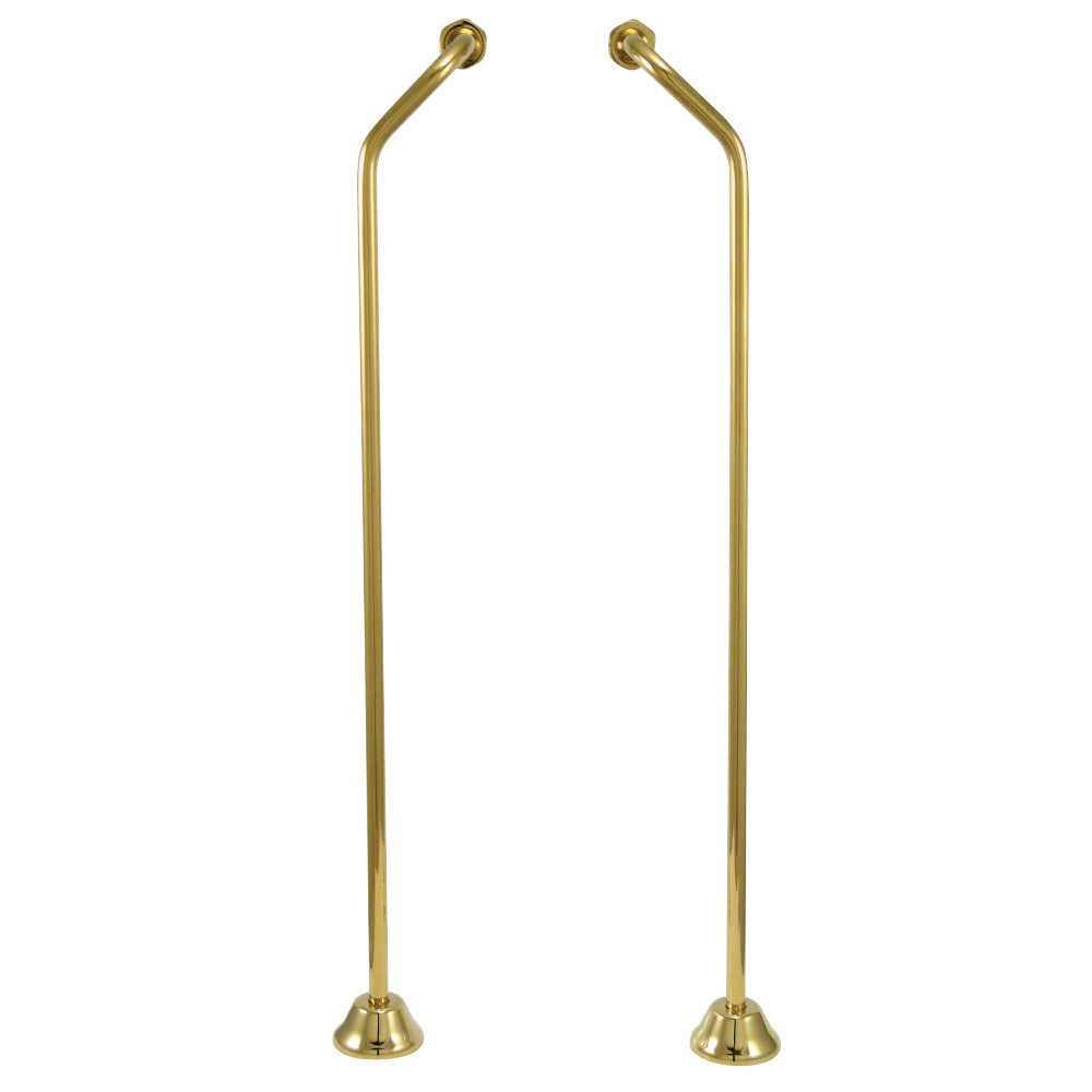 Kingston Brass CC472 Double Offset Bath Supply, Polished Brass - BNGBath