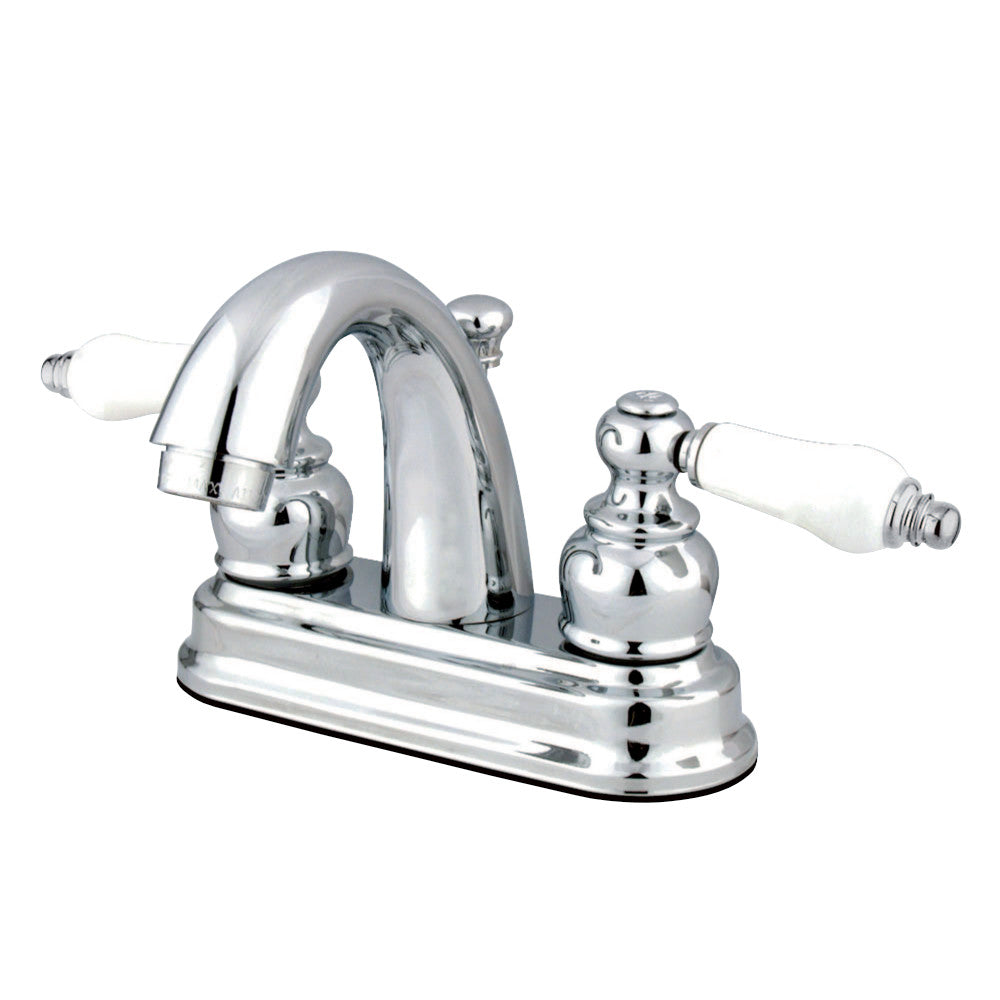 Kingston Brass KB5611PL Restoration 4 in. Centerset Bathroom Faucet, Polished Chrome - BNGBath