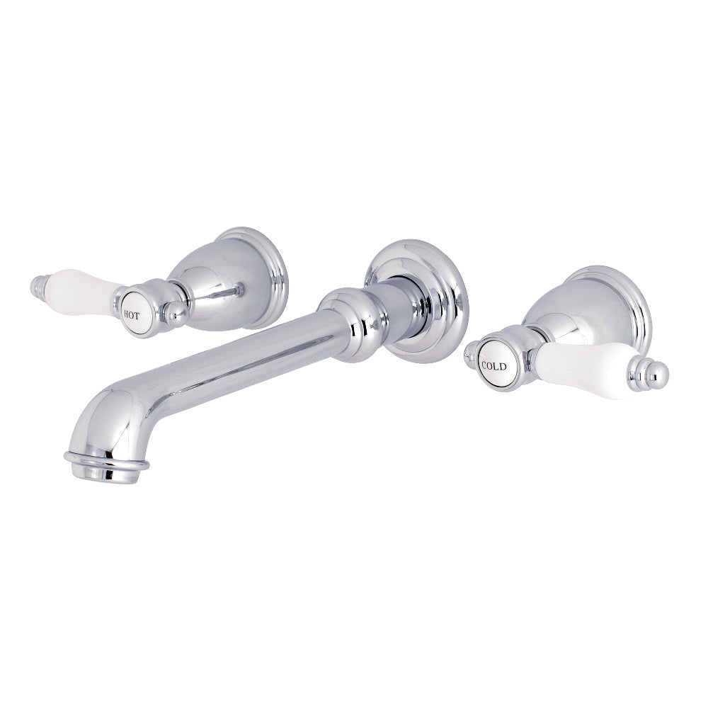 Kingston Brass KS7021BPL Bel-Air 2-Handle Wall Mount Roman Tub Faucet, Polished Chrome - BNGBath