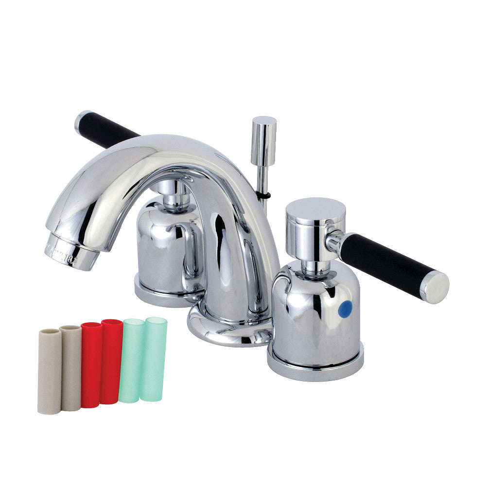 Kingston Brass KB8911DKL Kaiser Widespread Bathroom Faucet, Polished Chrome - BNGBath