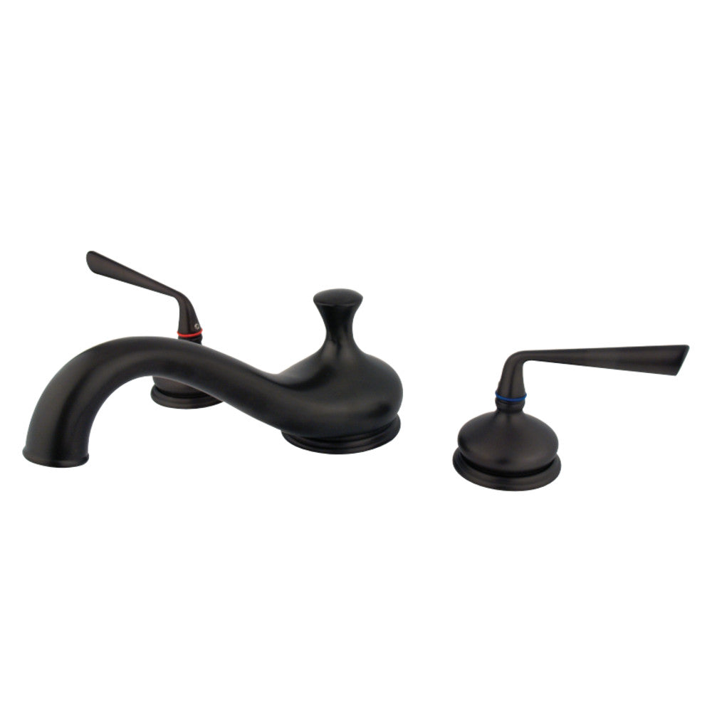 Kingston Brass KS3335ZL Silver Sage Roman Tub Faucet, Oil Rubbed Bronze - BNGBath