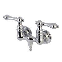 Thumbnail for Aqua Vintage AE32T1 Vintage 3-3/8 Inch Wall Mount Tub Faucet, Polished Chrome - BNGBath