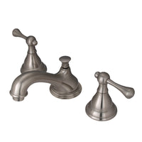 Thumbnail for Kingston Brass KS5568BL 8 in. Widespread Bathroom Faucet, Brushed Nickel - BNGBath