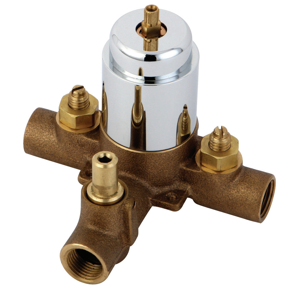 Kingston Brass KB36310V Restoration Tub & Shower Valve Only, Polished Chrome - BNGBath