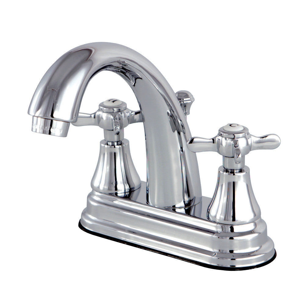 Kingston Brass KS7611BEX 4 in. Centerset Bathroom Faucet, Polished Chrome - BNGBath