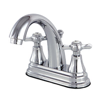 Thumbnail for Kingston Brass KS7611BEX 4 in. Centerset Bathroom Faucet, Polished Chrome - BNGBath