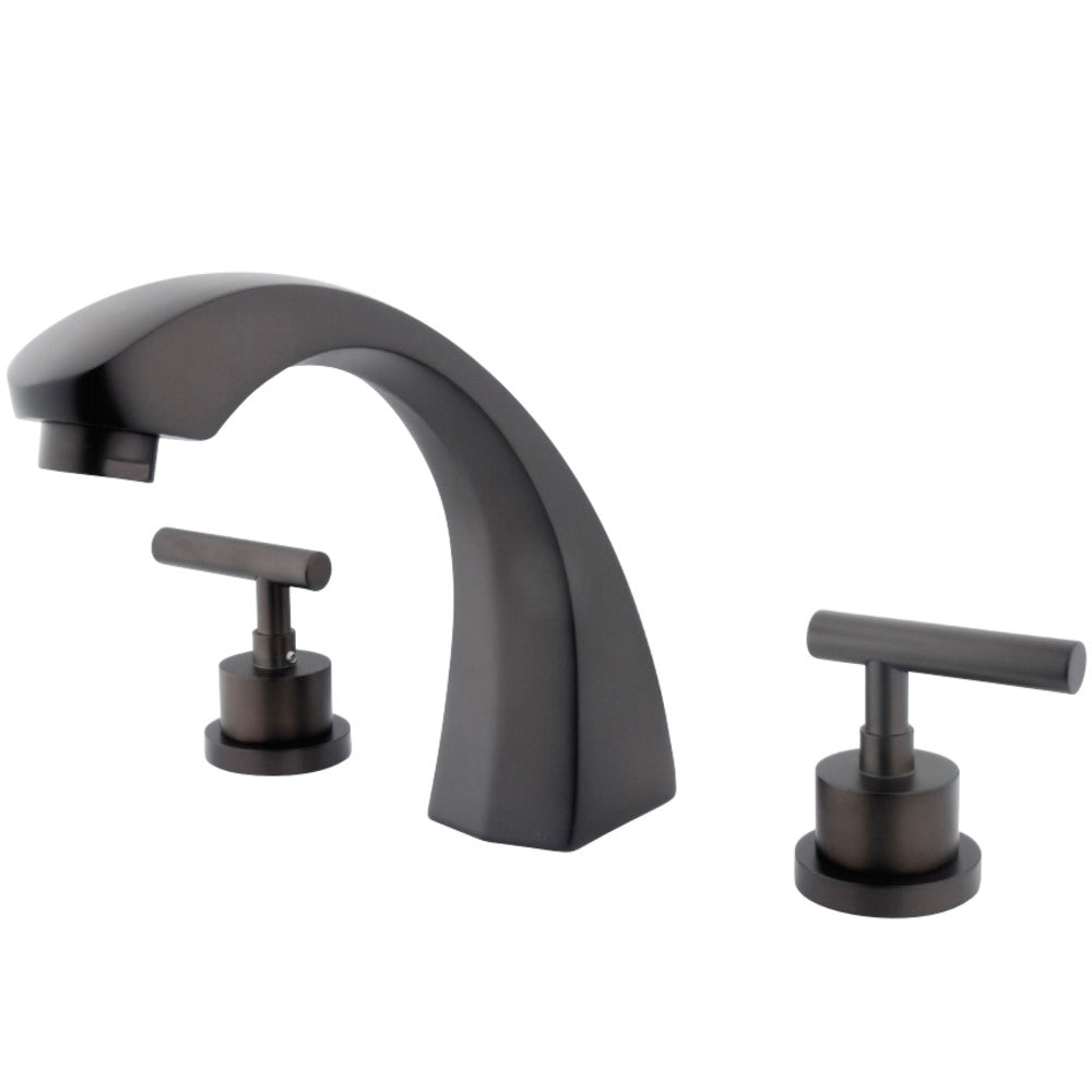 Kingston Brass KS4365CML Manhattan Roman Tub Faucet, Oil Rubbed Bronze - BNGBath