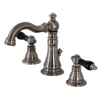 Thumbnail for Fauceture FSC1974AKL Duchess Widespread Bathroom Faucet with Retail Pop-Up, Black Stainless - BNGBath