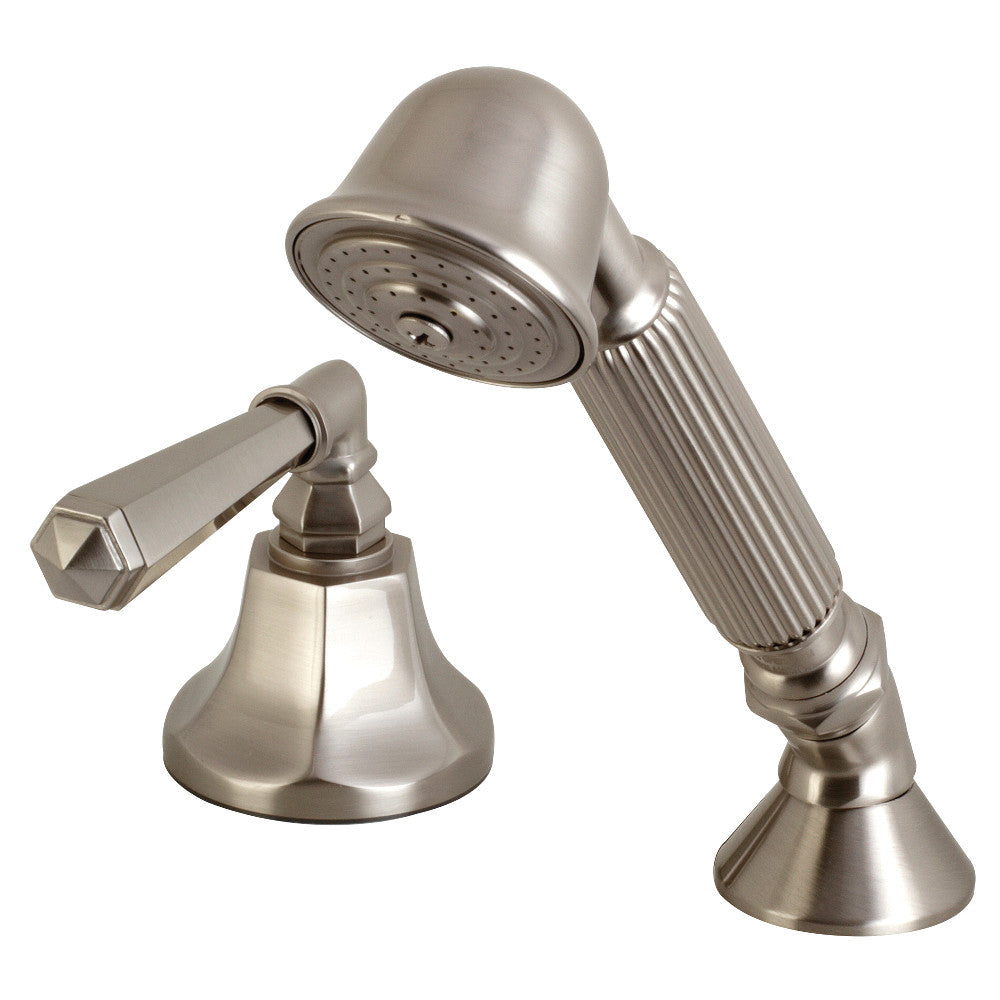 Kingston Brass KSK4308HLTR Transfer Valve Set for Roman Tub Filler, Brushed Nickel - BNGBath