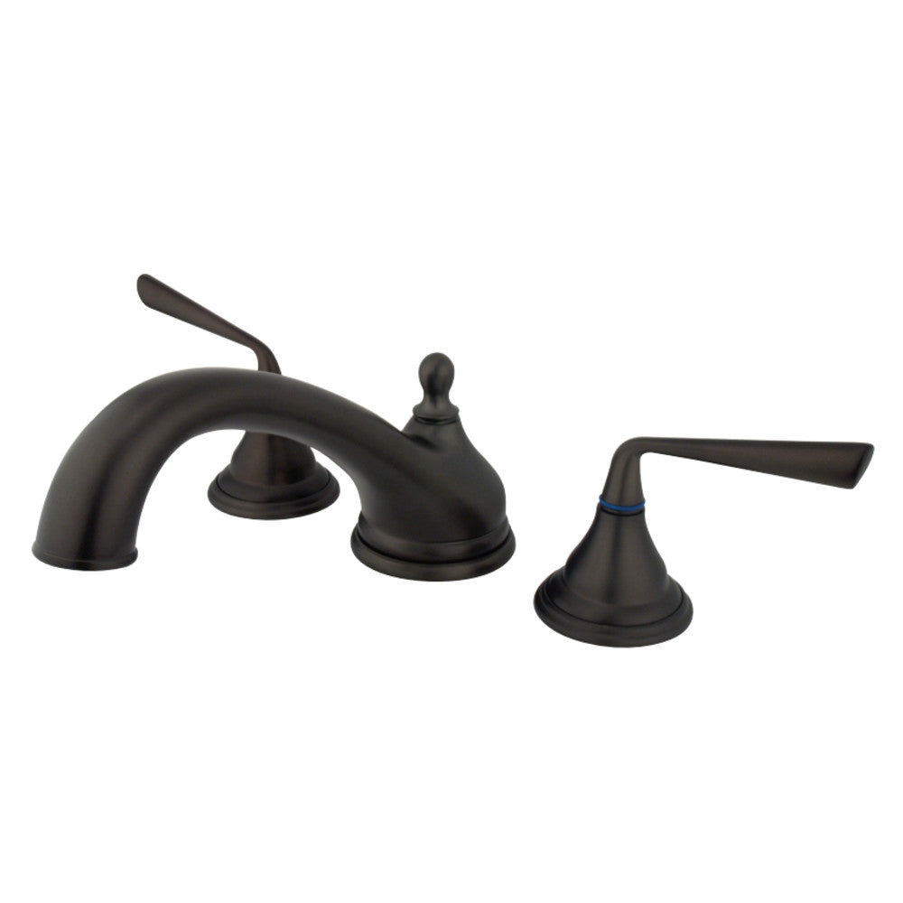 Kingston Brass KS5535ZL Silver Sage Roman Tub Faucet, Oil Rubbed Bronze - BNGBath