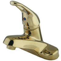 Thumbnail for Kingston Brass GKB512LP Single-Handle 4 in. Centerset Bathroom Faucet, Polished Brass - BNGBath